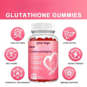 OEM Suplemento de Clareamento em Gomas L-Glutationa para Cuidados com a Pele com Colágeno para Adultos Não Recomendado 60 Gomas - Product Image 3