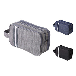 Travel Dry Wet Separation Men Gym Shaving Toiletry <strong>Wash</strong> Organiser <strong>Bag</strong> Large Waterproof Cosmetic Makeup <strong>Bag</strong> with 3 <strong>Compartments</strong> - Product Image 6