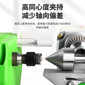 Máquina de cuentas budistas en miniatura, 220V, 6 velocidades ajustables, para carpintería, manualidades y bricolaje - Product Image 4