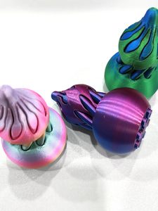 ของเล่นบีบคลายเครียดรูปทรงน้ำเต้าหมุนได้ ทำจากเรซิ่นพิมพ์ 3 มิติ สินค้าฮิตในโลกออนไลน์ รูปทรงกรวยเกลียว 2-in-1 สำหรับเด็กอายุ 4 ปีขึ้นไป - Product Image 4