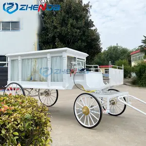 Custom Funeral Hearse / Horse Hearse Carriage High Quality Coffin Horse Hearse Funeral
