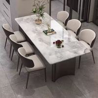 Ensemble de table à manger en bois moderne de luxe, style européen français, écologique, durable, qualité E0, précision CNC, pour appartements familiaux