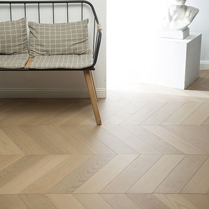 Elegante suelo de roble en forma de Y Ventas directas de fábrica Compuesto de madera maciza para salas de estar lujosas - Product Image 3