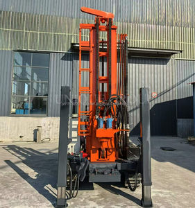 Prix usine chenille Diesel puits d'eau plates-formes de forage Machine vitesse de forage rapide 200m profondeur engrenage boîte de vitesses pompe roulement noyau - Product Image 3