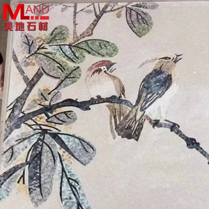 Art Mural Motif Marbre Personnalisé Fait Main Artistique Décoratif Mosaïque <span class=keywords><strong>Peinture</strong></span> pour Mur - Product Image 1