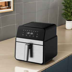 1700W 8.5L capacità di cottura friggitrice ad aria elettrica in acciaio inox friggitrici ad aria cucina Full Screen <span class=keywords><strong>Touch</strong></span> - Product Image 3