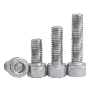 Din912 M6 * 20 Mét 304 Thép không gỉ hình lục giác ổ cắm cap vít 16 mét chiều dài allen key Bolt ô tô bu lông sản xuất đồ nội thất - Product Image 5