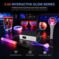 Venta al por Mayor de Barras de Luz LED DMX Personalizadas, Barras Luminosas Giratorias con 20 LED RGB Súper Brillantes, Batería AAA, Control Remoto RF, para Conciertos y Eventos