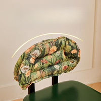 Petite chaise en cuir domestique avec roues tabourets mobiles portables canapé tabouret court latéral chaise pour salon