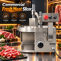 Trancheuse à viande fraîche commerciale en acier inoxydable, machine automatique de découpe de bœuf, de porc, d'agneau et de mouton pour la transformation de la viande