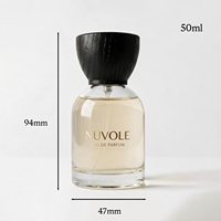 Flacon de parfum en solde, 30 ml transparent, 50 ml flacons de parfum vides en verre, 100 ml flacon de parfum rond avec emballage boîte