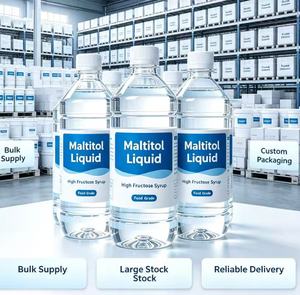 Sirop de maltitol de qualité alimentaire 75% 80% 85%, édulcorant liquide incolore sans sucre <span class=keywords><strong>pour</strong></span> bonbons, pâtisseries, boissons, certifié Halal et Casher - Product Image 2