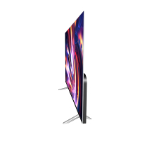 QLED TV pintar, 4K 43 50 55 65 75 85 inci 1 + 8GB Web OS tanpa bingkai kabinet TV hitam 60Hz Dual-Band Wi-Fi OEM Televisi