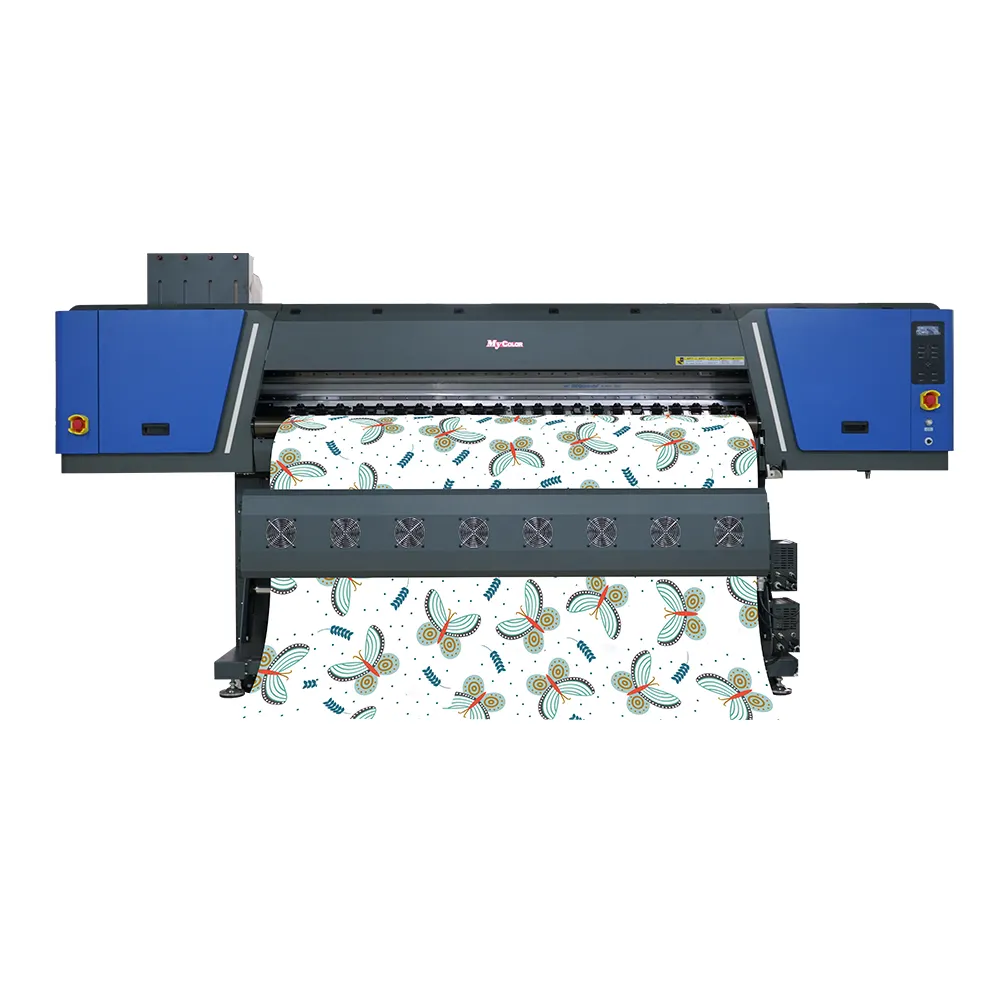 8 teste I3200 plotter a getto d'inchiostro industriale digitale tessuto sublimazione stampante macchina da stampa per maglietta abbigliamento sportivo