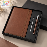 Coffret Cadeau en Carton Rigide avec Papier Épais, Ensemble Stylo et Carnet d'Affaires Personnalisable, Carnets A5 Personnalisés pour Étudiants, Vente Directe Usine