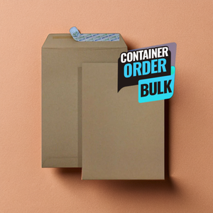 Sobre de papel de bolsillo acanalado Kraft C4 de 9x13 pulgadas Despegar y sellar en blanco, marrón, dorado, suministro de correo de oficina en variedad de colores - Product Image 1