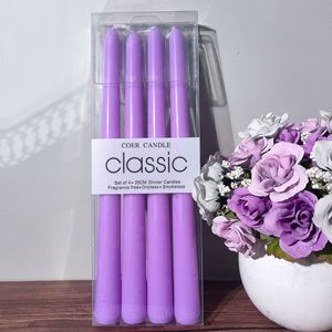 European Classic Red <strong>White</strong> <strong>Taper</strong> <strong>Candles</strong> Handmade Smokeless Unscented DIY Emergency Power Outage Romantic Wedding Christmas Bar - Product Image 4