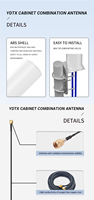 Antenne WiFi en gros Yunding 4G LTE antenne Mimo extérieure avec connecteur mâle S-M-A omnidirectionnel pour routeur sans fil