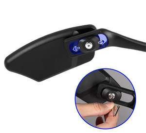 Bicicleta retrovisor bicicleta refletor ajustável rotativa leve alç<span class=keywords><strong>a</strong></span> refletor transparente espelho scooter elétrico - Product Image 5