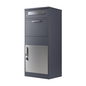 Buzón de <span class=keywords><strong>Correo</strong></span> Exterior Independiente de Acero, Antirrobo e Impermeable, con Construcción Metálica Resistente para Jardín, Hogar y Paquetería - Product Image 2