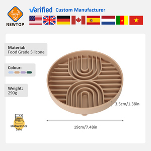 Tigela de Alimentação Lenta para Cães Ecológica com Base de Sucção Livre de BPA em Silicone de Grau Alimentício - Product Image 4