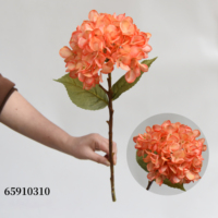 Fleurs artificielles d'hortensia 3D pour la décoration intérieure Centre de table de mariage