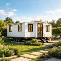Maison conteneur modulaire préfabriquée, extensible, pliable et portable, pour bureau à domicile et hôtel de luxe moderne