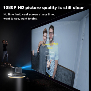 Proyector Inteligente Portátil para Cine en Casa, Android LCD LED HD 4K, Enfoque Automático, <span class=keywords><strong>2</strong></span> Micrófonos, WiFi <span class=keywords><strong>6</strong></span>, Karaoke KTV, Venta al Por Mayor - Product Image 6