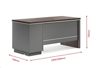 Mobilier de bureau exécutif personnalisé de luxe pour le bureau du PDG Table de bureau