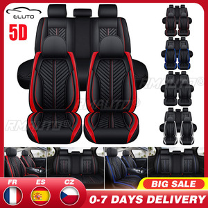 11Pcs 5 <b>Seat</b> Car <b>Seat</b> <b>Cover</b> PU Leather Full Set <b>Seat</b> Cushion <b>Cover</b> Anti Slip Protector <b>Cover</b> 5D Universal for Auto SUV Truck <b>Van</b> - Product Image 1