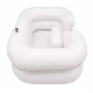Bassin de lavage rond en plastique pour usage domestique, confortable pour les personnes âgées, les femmes enceintes et les patients en convalescence - Product Image 1