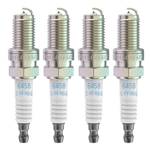 หัวเทียนเครื่องยนต์6458 FR6Q อัตโนมัติใหม่แพลตตินัมและอิริเดียมสำหรับตัวต้านทานน้ำมันเบนซินสำหรับ Honda Suzuki - Product Image 1