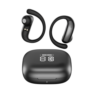 Écouteurs sans fil M142 à oreille ouverte, écouteurs à crochet d'oreille plus confortables à porter, affichage de la puissance de haute qualité, voix HD, écouteurs OWS - Product Image 1