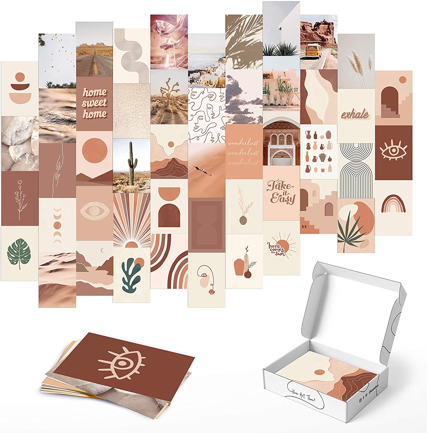Набор для фотоколлажей в эстетике для настенных картин для настенных коллажей