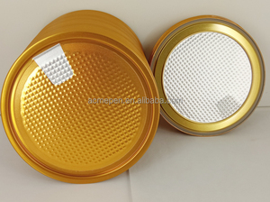 Hi Tech 99mm Nhôm lá Dễ dàng bóc nắp cho thực phẩm có thể niêm phong Có thể kết thúc nắp vàng cho có thể - Product Image 3