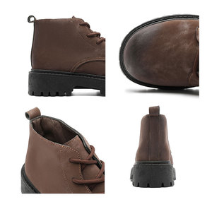 <span class=keywords><strong>Stivali</strong></span> Chukka <span class=keywords><strong>Marroni</strong></span> Effetto Vissuto da <span class=keywords><strong>Uomo</strong></span>, <span class=keywords><strong>Stivali</strong></span> con Lacci e Piattaforma, <span class=keywords><strong>Stivali</strong></span> Casual Comodi e Antiscivolo per Uso Quotidiano e All'aperto - Product Image 2