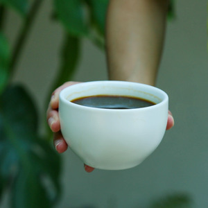 Taza Latte sin mango Taza Latte Art <span class=keywords><strong>Solo</strong></span> de cerámica blanca - Product Image 1