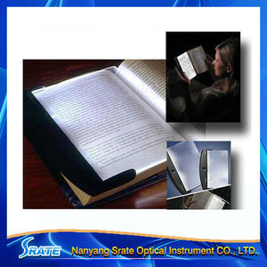 Loupe de lecture LED plate <span class=keywords><strong>A4</strong></span> pour une magnification de page entière, protection des yeux et aide à la lecture - Product Image 2