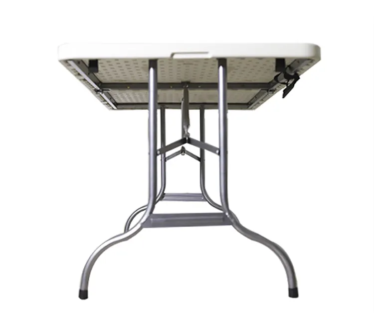 Hdpe meubles Longueur 6ft Pliante Extérieure En Plastique Rectangulaire Table pour pique-nique camping 1.8 mètres