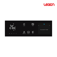 Interrupteur Tactile Intelligent 433RF pour Hôtel, Contrôle Sans Fil de la Luminosité, du Climatiseur, des Rideaux, de la Télévision, Modèles Personnalisés, OEM ODM Pris en Charge