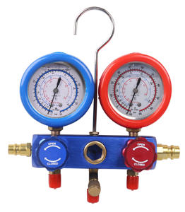 Carro A/C Diagnostics Medidor medidor de pressão HVAC para refrigerante R134a/R410A/R22 - Product Image 1