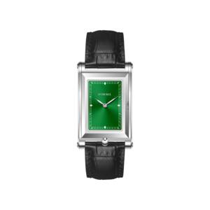 Montre à quartz de luxe <span class=keywords><strong>Formil</strong></span> FL5790 avec boîtier en acier inoxydable 316L, forme carrée, bracelet en cuir unisexe, résistante à l'eau 3BAR - Product Image 6