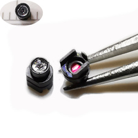 Lentille optique micro-endoscopique étanche compatible avec le capteur OV9734, filetage de 2,1 mm de diamètre, grand angle de 140 degrés