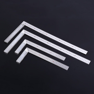 Règle d'angle en acier 300 mm, règle à angle droit pour le travail du bois et la mesure industrielle - Product Image 3