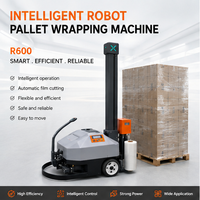Machine d'emballage de palettes robotisée intelligente, pré-étirement automatique à 300 %, certifiée CE pour la logistique d'entrepôt, OEM