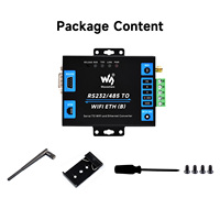 RS232/485 vers WIFI POE ETH (B) Serveur série de qualité industrielle WiFi et Ethernet Passerelle Modbus Passerelle MQTT Modbus Rtu vers Tcp
