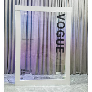 Boîte photomaton BM Magazine, cadre en tissu PVC, poteau Vogue, boîte photomaton, <span class=keywords><strong>fond</strong></span> de mariage, boîte photomaton, installation facile - Product Image 5