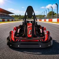 Go Kart Eléctrico para Niños, con Freno Electrónico, Carga Máxima de 80 kg, Motor de 700 W y 18 Nm, Velocidad Máxima de 35 km/h, para Jardín y Exteriores