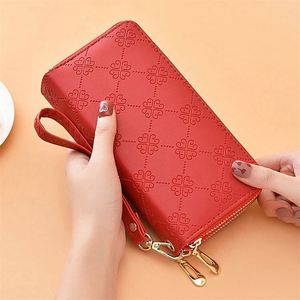 Free Sample new model hot sale stylish colourful big floral women <b>clutch</b> wallet top quality - Product Image 6