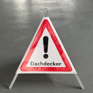 خيمة تحذير من المثلث بشبكة غير عاكسة قابلة للطي خيمة تحذير - Product Image 1